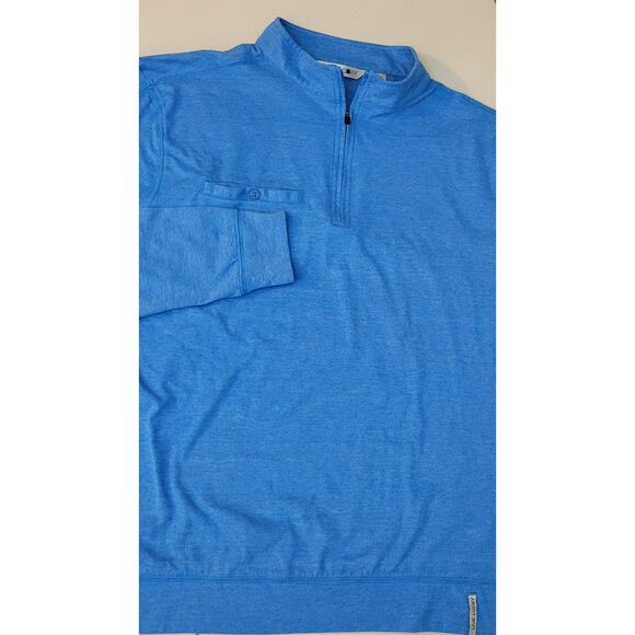 Black Clover Other - Black Clover Mens Clyde Delirium Golf Pullover 1/4 Zip XL Blue